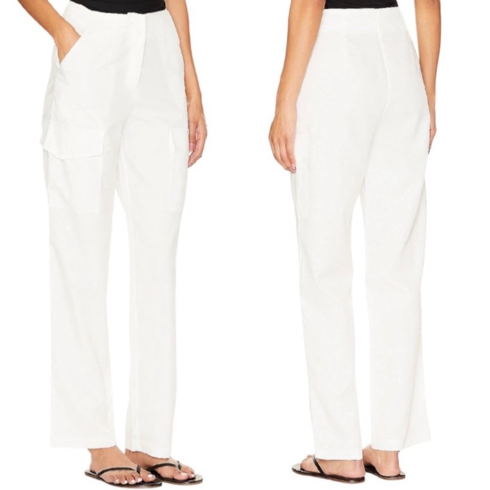 NWT Superdown x Revolve Kimmy Cargo Pant Sz M - Ivory White